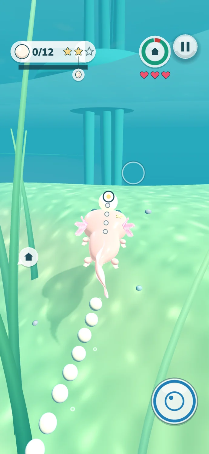 Spielaufnahme · Unterwasser-Expedition: Axolotl-Paradies